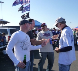 Hey, They're Passin' Out Booze
In The Parking Lot!
